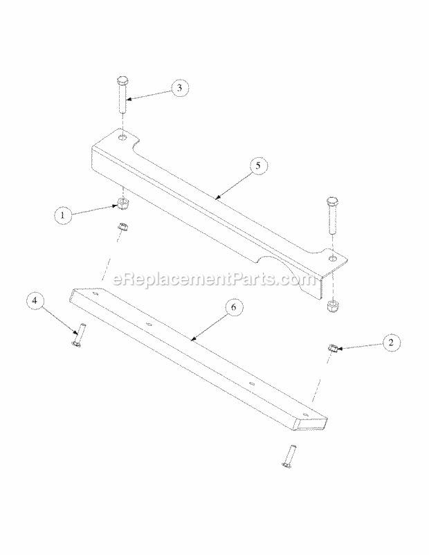 Rear Bumper Diagram and Parts List for M50-KHS 53AB5BBP750-23HP-OHV Cub Cadet Lawn Tractor